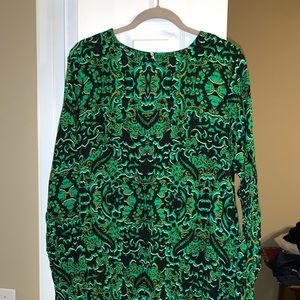 H&M double key hole back shift dress